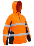BISLEY Womens Flx & Move Hi Vis Taped Liquid Repellent Fleece Hoodie (BKL6571T) - Workin' Gear