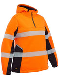 BISLEY Womens Flx & Move Hi Vis Taped Liquid Repellent Fleece Hoodie (BKL6571T) - Workin' Gear