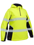 BISLEY Womens Flx & Move Hi Vis Taped Liquid Repellent Fleece Hoodie (BKL6571T) - Workin' Gear