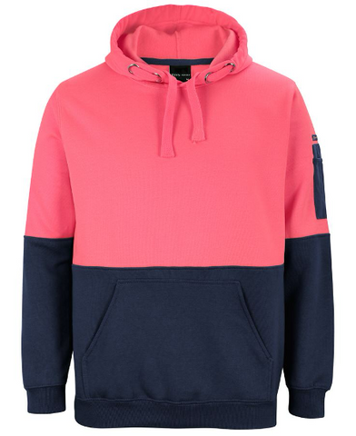JB'S Hi Vis Pull Over Hoodie (6HVPH) - Pink - Workin' Gear