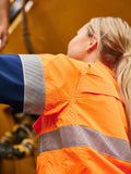 BISLEY Womens X Airflow Hi Vis Taped Stretch Ripstop Shirt (BL6491T) - Workin' Gear