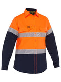 BISLEY Womens X Airflow Hi Vis Taped Stretch Ripstop Shirt (BL6491T) - Workin' Gear