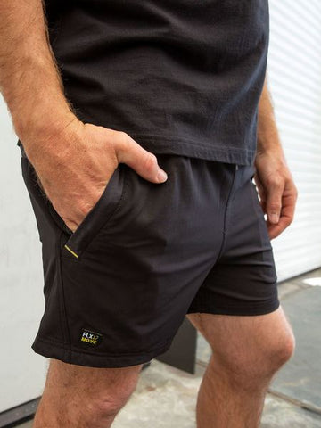 Bisley Flx & Move 4-way Stretch Elastic Waist Short (BSH1331) - Workin' Gear