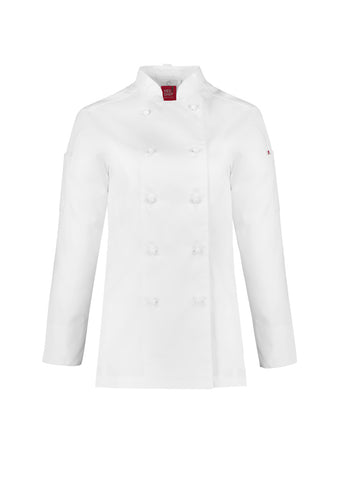 BIZ Womens Al Dente Long Sleeve Chef Jacket (CH230LL) - Workin' Gear