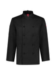 BIZ Mens Al Dente Long Sleeve Chef Jacket (CH230ML) - Workin' Gear