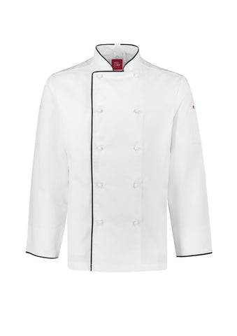 BIZ Mens Al Dente Long Sleeve Chef Jacket (CH230ML) - Workin' Gear