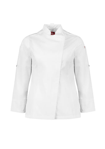 BIZ Womens Alfresco Long Sleeve Chef Jacket (CH330LL) - Workin' Gear