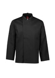 BIZ Mens Alfresco Long Sleeve Chef Jacket (CH330ML) - Workin' Gear