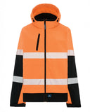 RAINBIRD Matthews Hi Vis Hooded Softshell Jacket (8685) - Workin' Gear