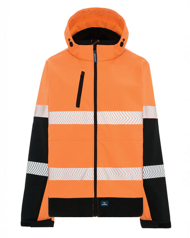 RAINBIRD Matthews Hi Vis Hooded Softshell Jacket (8685) - Workin' Gear