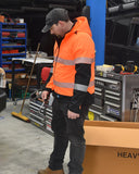 RAINBIRD Matthews Hi Vis Hooded Softshell Jacket (8685) - Workin' Gear