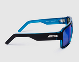 UNIT Vault Sunglasses -  Matte Black Blue - Polarised