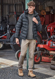 SYZMIK Unisex Streetworx Hooded Puffer Jacket (ZJ240) - Workin' Gear