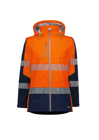SYZMIK Womens Streetworx 2 in 1 Stretch Softshell Jacket (ZJ753) - Workin' Gear