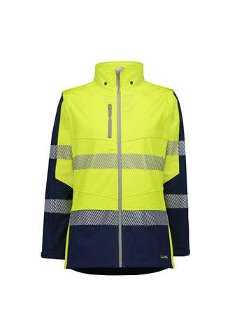 SYZMIK Womens Streetworx 2 in 1 Stretch Softshell Jacket (ZJ753) - Workin' Gear