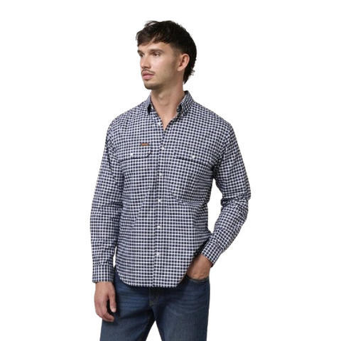 HARD YAKKA Mustang Formal Check Shirt (Y04005) - Workin' Gear
