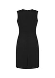 BIZ 30121 Womens Sleeveless V Neck Dress - Workin Gear