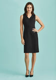 BIZ 30121 Womens Sleeveless V Neck Dress - Workin Gear