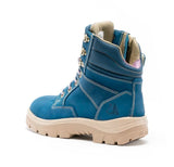 STEEL BLUE 512761 SOUTHERN CROSS LADIES ZIP SIDED BOOT - BLUE - Workin' Gear