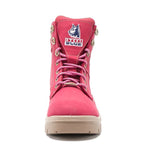 STEEL BLUE 512761 SOUTHERN CROSS LADIES ZIP SIDED BOOT - PINK - Workin' Gear