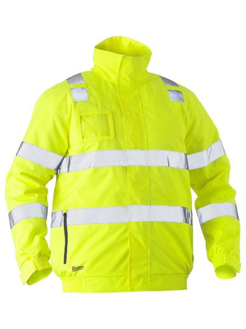 BISLEY Hi Vis Wet Weather Bomber Jacket (BJ6770T) - Workin' Gear