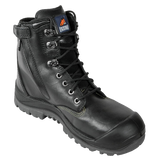 MONGREL 561020 HIGH ANKLE ZIPSIDER WITH SCUFF CAP - BLACK - Workin' Gear