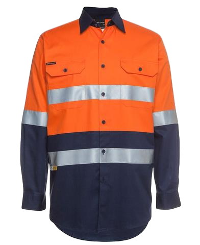 JB'S 6DNWL HiVis Taped L/S Shirt Lightweight - Workin' Gear