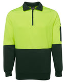 JB'S 6HVFH Hi Vis 1/2 Zip Fleecy - Workin' Gear