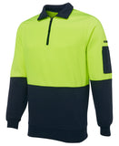 JB'S 6HVFH Hi Vis 1/2 Zip Fleecy