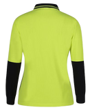 JB'S 6LHCL Hi Vis Ladies Polo L/S - Workin' Gear