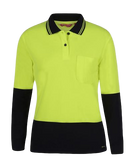 JB'S 6LHCL Hi Vis Ladies Polo L/S - Workin' Gear