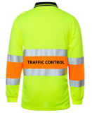 POLO Long Sleeve with TRAFFIC CONTROL PRINTED (3709) - Workin' Gear