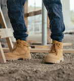 BLUNDSTONE 8550 Unisex RotoFlex Zip Safety Boot - Wheat - Workin' Gear