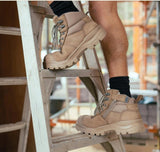 BLUNDSTONE 8553 Unisex RotoFlex Zip Safety Boot - Stone - Workin' Gear