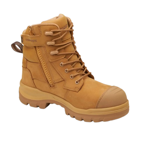 BLUNDSTONE 8560 RotoFlex 6" Zip Safety Boot - Wheat - Workin' Gear
