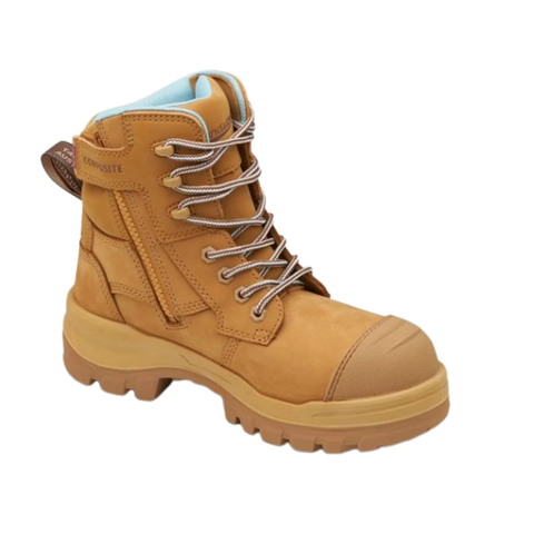 BLUNDSTONE 8860 Ladies RotoFlex Zip Safety Boot - Wheat - Workin' Gear