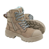 BLUNDSTONE 8863 Ladies RotoFlex Zip Safety Boot - Stone - Workin' Gear