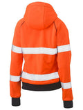 BISLEY BKL6819T Womens Taped Hi Vis Fleece Hoodie - Workin Gear