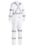 BISLEY BC6806T 3M TAPED WHITE DRILL COVERALL - Workin' Gear