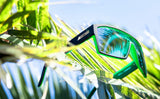 UNIT Command Sunglasses - Matte Black Green Polarised