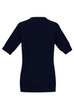 BIZCARE CK962LC Ladies Zip Front S/S Knit - 2 Colours - Workin' Gear