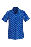 BIZCARE CS948LS Ladies Easy Stretch Daisy Print S/S 3 Colours - Workin' Gear