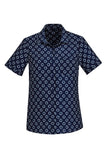 BIZCARE CS948LS Ladies Easy Stretch Daisy Print S/S 3 Colours - Workin' Gear
