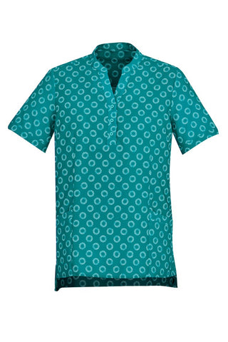BIZCARE CS950LS LADIES EASY STRETCH DAISY PRINT TUNIC 3 COLOURS - Workin' Gear