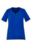 Womens Round Neck Scrub Top - Workin' Gear