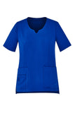 BIZCARE CST942LS Ladies Tailored Round Neck Scrub Top 4 Colours - Workin' Gear