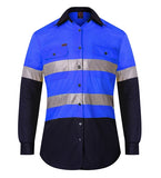 RITEMATE RM208V2R Ladies Hi Vis Vented Shirt - Workin Gear