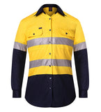 RITEMATE RM208V2R Ladies Hi Vis Vented Shirt - Workin Gear