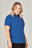 BIZCARE CS948LS Ladies Easy Stretch Daisy Print S/S 3 Colours - Workin' Gear