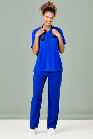 Womens Multi Pocket Straight Leg Scrub Pant - Workin' Gear